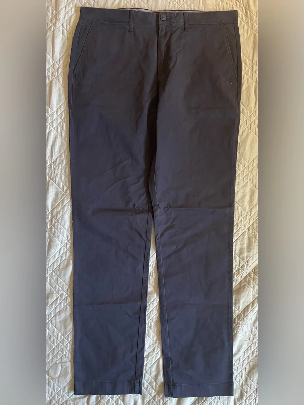 J. Crew 770m Straight-fit stretch chino pant in Navy Size 34 NWT $98 AR886